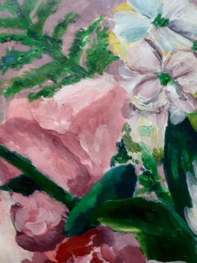 SPC_ArtDesign's tweet photo. Scintillating Still Life painting in acrylics by one of our young artists. Inspired by the Impressionist movement in capturing the changing light and colours. 
"The purpose of art is washing the dust of daily life off our souls" - Pablo Picasso https://t.co/bUBJqEgsDH