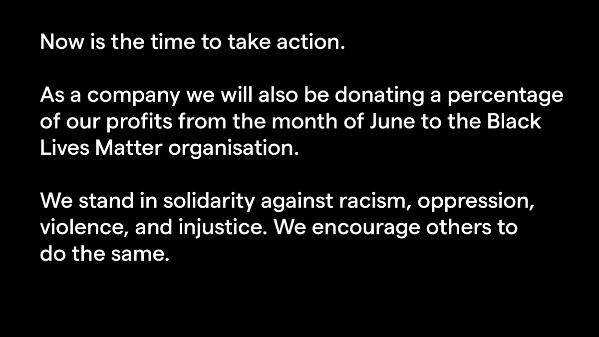 FiascoDesign's tweet image. We have been heartbroken by recent events &amp;amp; the continued unjust treatment of the Black community.

We will not stand idly by. Over the coming months we plan to use our platform to help promote &amp;amp; amplify Black music, arts &amp;amp; culture. 

We stand in solidarity against racism.