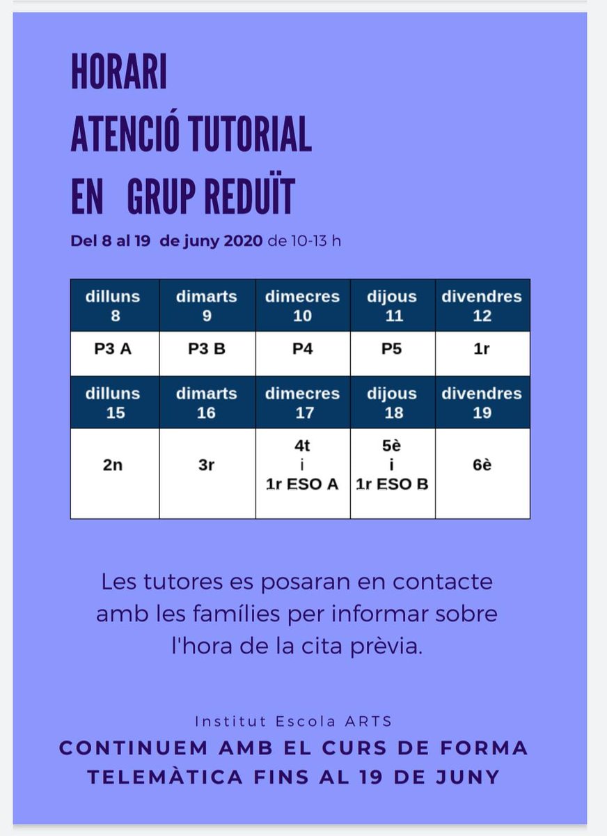 ARTS Institut Escola tweet media