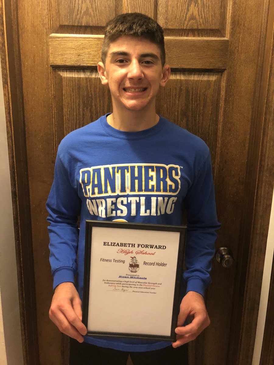 Congrats Ryan! Your name and record will be posted outside the weight room on the EF Warrior Fitness Testing Record Board for many years to come! Ryan and the entire 2020 EF Warrior graduating class continue to display: # We R EF Strong! Congrats 2020 EF Grads