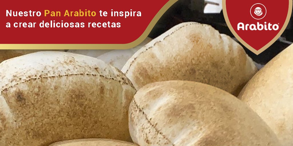 Inspiración es la clave para llevar a tu hogar nuestro #PanArabito. Con él puedes crear las más deliciosas recetas.

Te invitamos a unir lo mejor de dos mundos, nuestro pan y la gastronomía venezolana.

Cuéntanos¿cuál sería ese relleno criollo que le colocarías a tu #PanArabito?