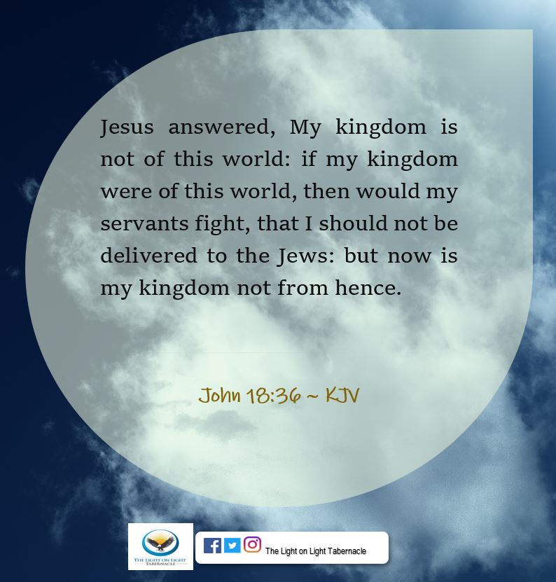 LightonLightTab's tweet photo. #MyKingdomIsNotOfThisWorld
#ThisIsLightOnLight https://t.co/ac9D0btfCM