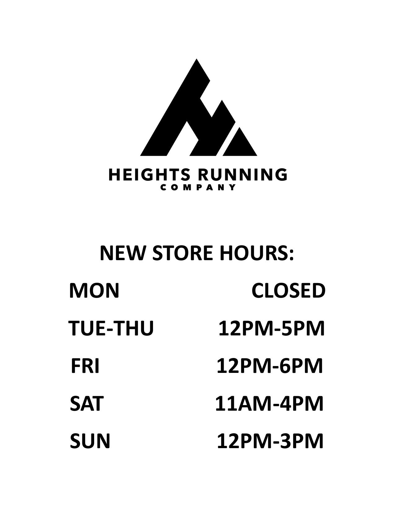 Running company deals hours