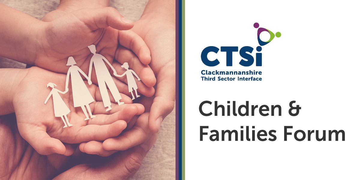 Save the Date!

We will be hosting our first online children &amp; families forum on the 23rd of June. We will hear updates from organisations on how they have adapted their services. 

<a href="/clacksCTSI/">Clacks Third Sector Interface</a>  bit.ly/3dvzau7