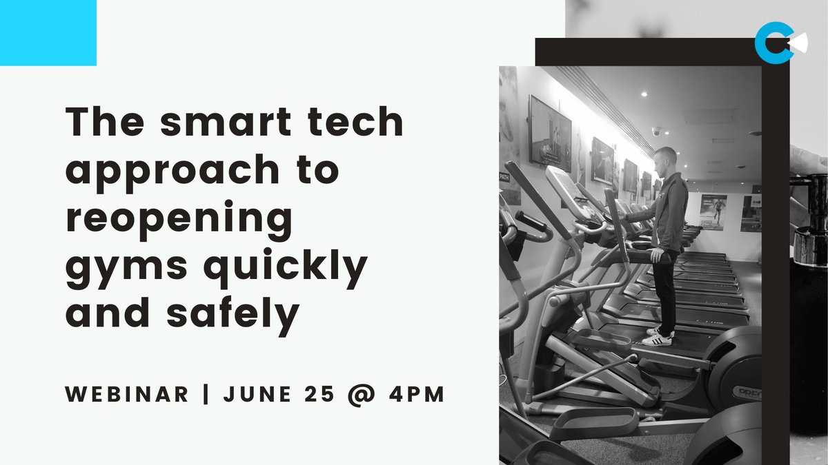 Our '3 Steps to Reopen' webinar was so popular that we're hosting a session for those in the Gym Sector. Our guest Tony McGrath is one of Ireland's leading Gym Tech experts and will break down the smart ways gyms can get up and running after lockdown.
bit.ly/2U7dxZA