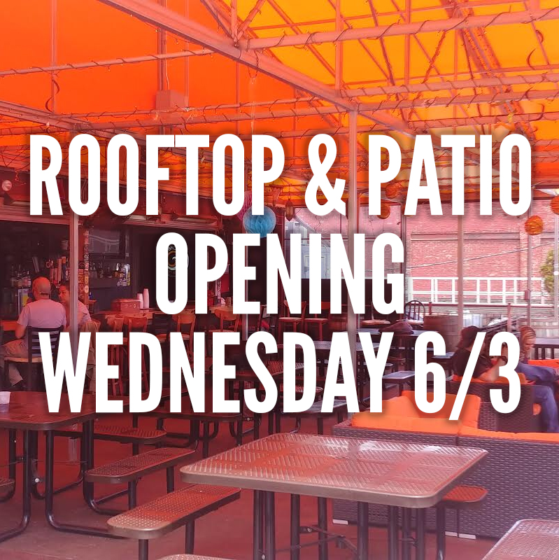 reggieslive's tweet photo. Good news: we’re re-opening our outdoor seating (sidewalk patio AND the roof!) starting today!

Patio hours: 11am 'til 11pm Mon-Wed and 'til Midnight Thurs-Sun.
Roof hours: 11am 'til Midnight Sun-Thurs and 'til 1am Fri &amp; Sat. https://t.co/o0PltHTSGk