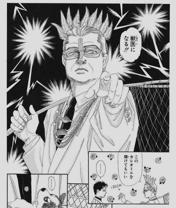 @Tai_sing2Yeshua 動物のお医者さん、というゆかいな少女漫画が元ネタなのだ
とりあえずカシオミニを賭けておけばだいたい丸く収まる 