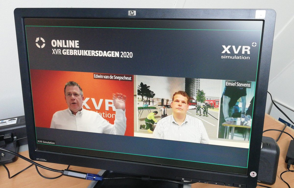Virtueel3ND's tweet image. Een goed alternatief geboden door @XVRsimulation om de XVR-gebruikersdagen toch interessant te maken. Uiteraard had het leuker geweest om collega's te zien in levende lijve, maar toch heel erg het gevoel dat we samen waren! Morgenochtend deel twee!!
#XVR #vakbekwaamheid #3ND