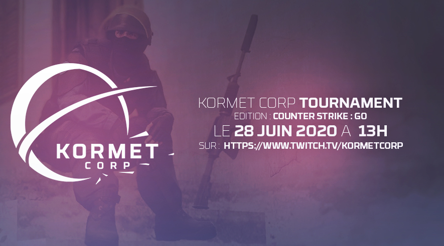 KormetCorp's tweet photo. Vous avez été nombreux à nous demander quand est ce que nous allions refaire un #Tournoi #CSGO !

Le RDV est pris pour le 28/06 prochain avec cette fois 500€ de Cashprize !

Inscriptions :  https://t.co/OO5bjdlmhF

Infos et règlement : https://t.co/OUVVJeTpPH

Partagez un MAX !! https://t.co/B1JwTMq8qQ