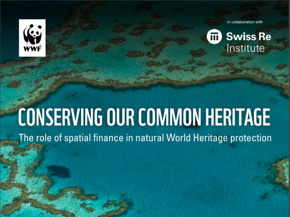WWF_Schweiz's tweet image. Our new report shows: Thanks to #spatialfinance, financial service providers have significant leverage to prevent the over-exploitation of natural World Heritage Sites. #SaveOurHeritage @FinanceSpatial @UNESCO @SwissRe @WWFLeadFinance @turinginst  
👉 ow.ly/3bsn50zXtKq