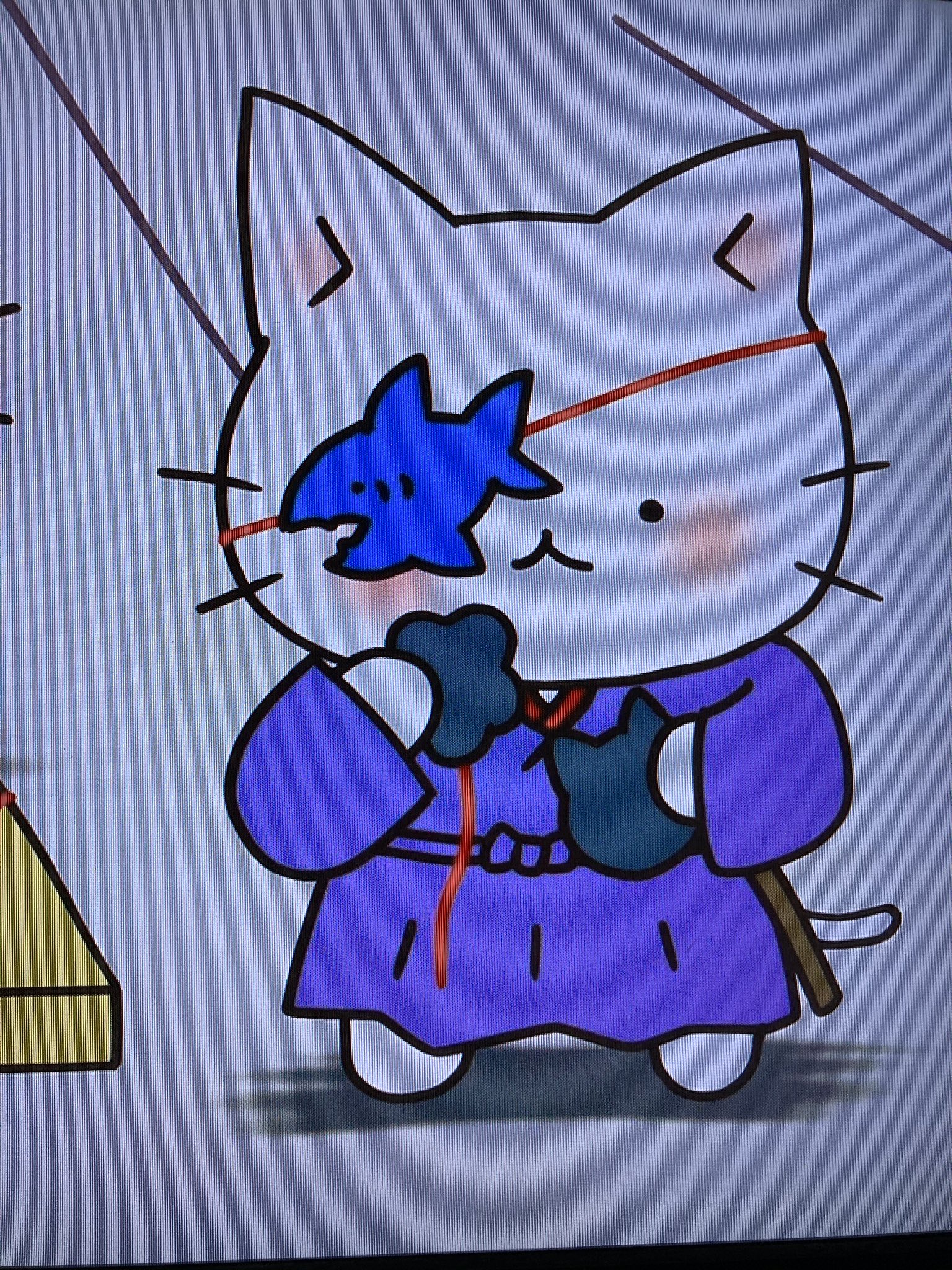 猫武将∠(｀∇´)ゝ白猫(中) 黒甲冑　黒兜 猫武将∠(｀∇´)ゝ白猫黒甲冑黒兜(伊達形)