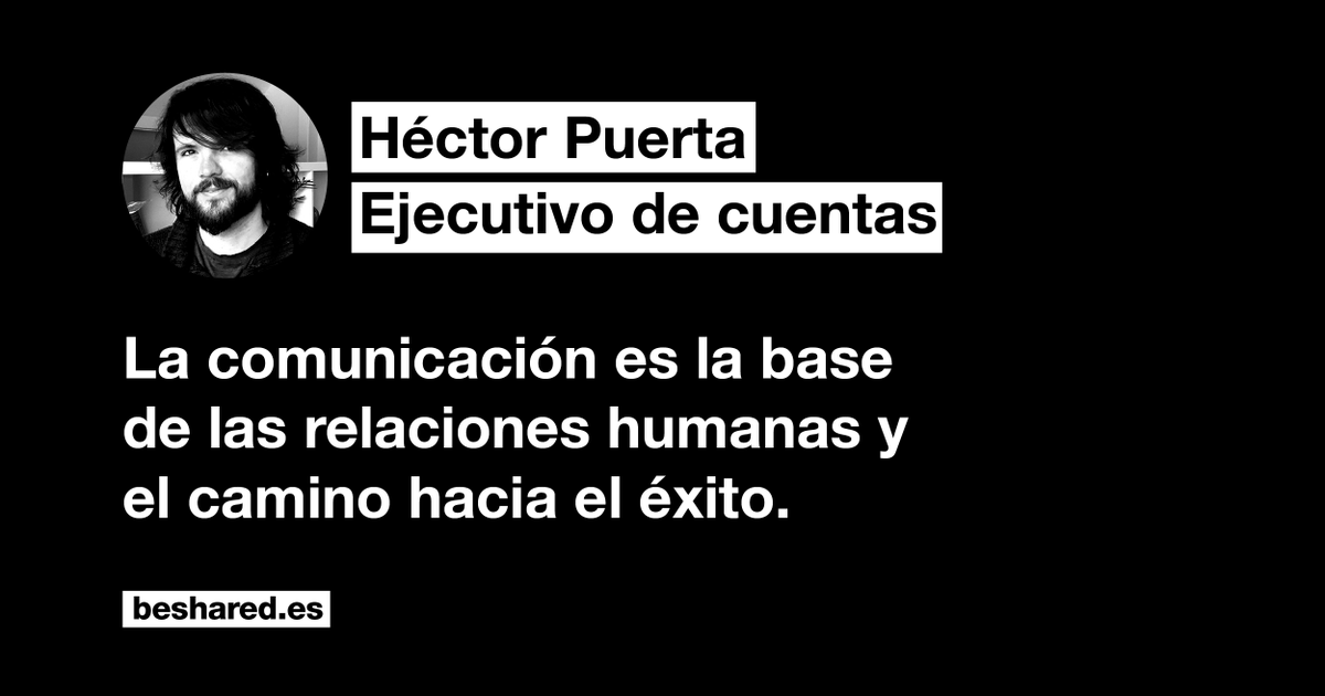 beshared_es's tweet photo. 🖤 La #comunicación es la base de las relaciones humanas y el camino hacia el éxito.

Excelente frase de @hectordoor, ejecutivo de cuentas.

👉 https://t.co/hsofGykA3V

#Quotes #FelizMiércoles https://t.co/44eznbCp0g