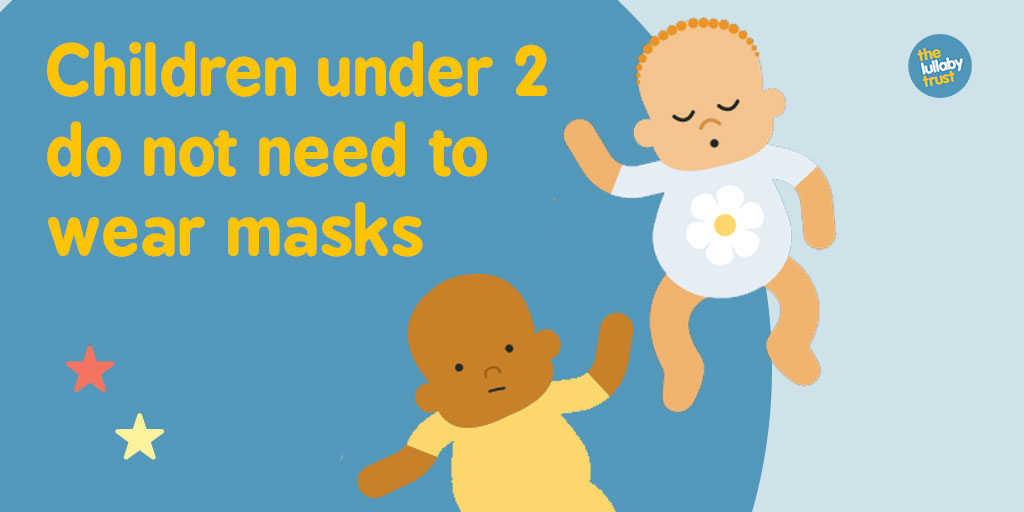 We aren't aware of any advice for babies to wear masks, whether they are infected or not. There is a potential risk of suffocation and other hazards with doing this. The latest Government guidance says that Children under 2 yrs. do not need to wear masks. gov.uk/government/new…
