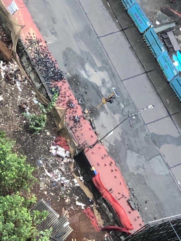 Section 144 in force - grain vendor comes, offloads sack full of grains on the footpath/road meant for walking. No action from BMC &amp;Police since lockdown. Back to where we started. <a href="/mybmcwardKW/">Ward KW BMC</a> <a href="/mybmcSWM/">BMC SWM</a> <a href="/mybmc/">माझी Mumbai, आपली BMC</a> <a href="/CPMumbaiPolice/">Commissioner of Police, Greater Mumbai</a> <a href="/mtptraffic/">MumbaiTrafficPolice</a> @mumbaipolice <a href="/mybmcHealthDept/">MCGM Health Department</a>