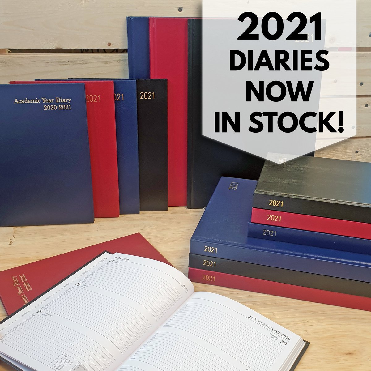 2021 DIARIES NOW IN STOCK
&amp; 20/21 Academic Diaries

They are cheaper than the equivalent available on both Amazon &amp; WHSmiths!

Contact us to reserve yours now!
01395 578623 info@sidmouthprint.co.uk

#NextYear #StartPlanning #2021 #ShopLocal #IndependentShop #LoveSidmouth