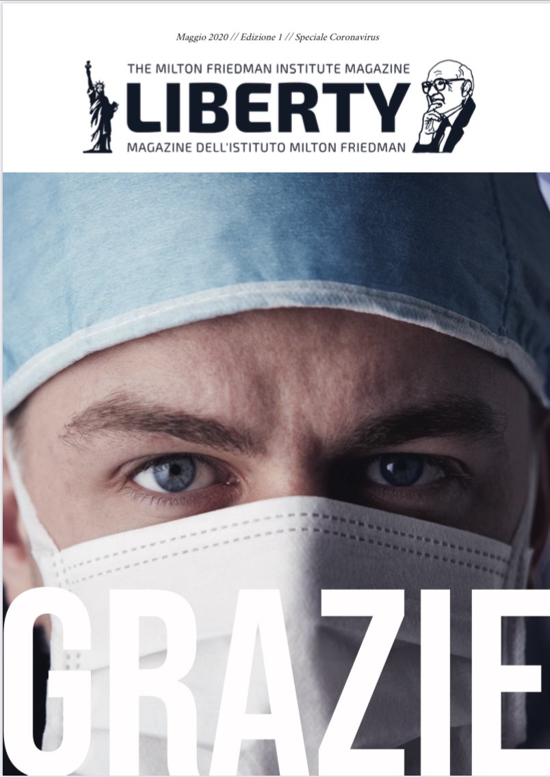 FriedmanInst's tweet photo. 🗽 Nasce #LIBERTY, il magazine dell’Istituto #Friedman. Il primo periodico dei #liberali italiani!

Il primo numero Speciale Coronavirus è stato pubblicato ed è ora scaricabile gratuitamente anche online a questo indirizzo...
https://t.co/R3Y8VwRcZV https://t.co/K6Bn7f3GoQ