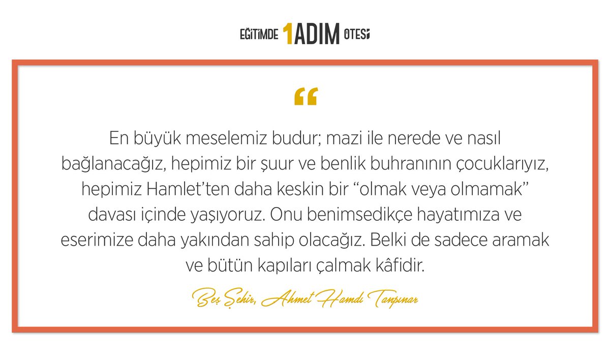 Beş Şehir, Ahmet Hamdi Tanpınar #kendimealıntı