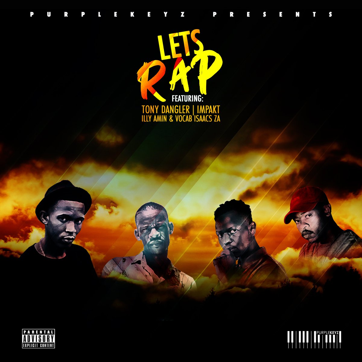 NEW HEAT ALERT!!!!🔥🔥🔥🔥🔥🔥🔥🔥🔥🔥 #PurpleKeyz called up the most skillful emcees in the game RIGHT NOW <a href="/VocabZa/">Vocab Isaacs SA</a> , @impakt_OhG , <a href="/ILLYAMIN_SA/">IllyMonate</a> and <a href="/Tony_Dangler/">Zulu_Infinite</a>. 

#LetsRap 

Link: soundcloud.com/purplekeyz/let…