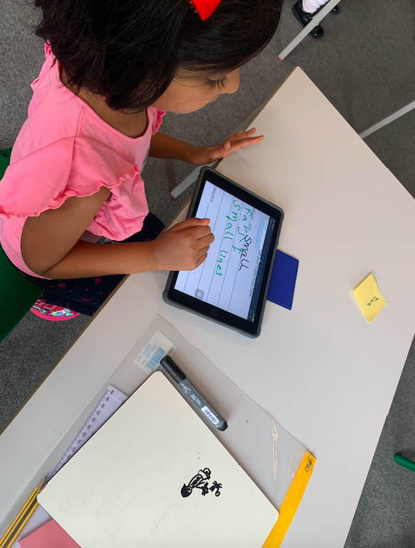wingfieldschool's tweet photo. 1ST are enjoying being back at school! This morning, we are using adjectives to describe the caterpillar and the tadpole in our story. 🐛 🐸 #wingfieldenglish #wingfieldwriting #wingfieldreading https://t.co/W33u0KUBVe
