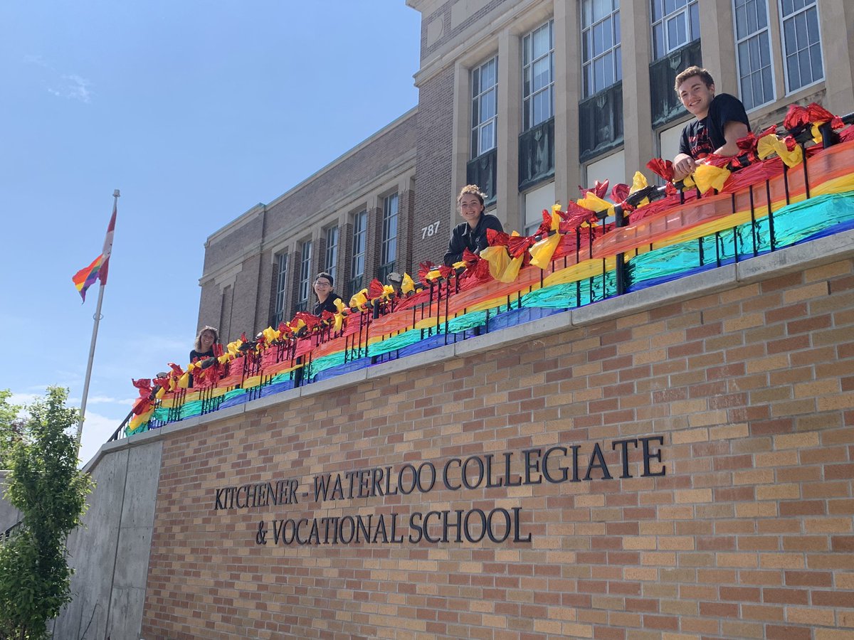 ONEKCI's tweet photo. We choose love, kindness, and respect ❤️💛🖤🌈 #pridemonth #wrdsbpride #ONEKCI @wrdsb https://t.co/i9laCHMKHj