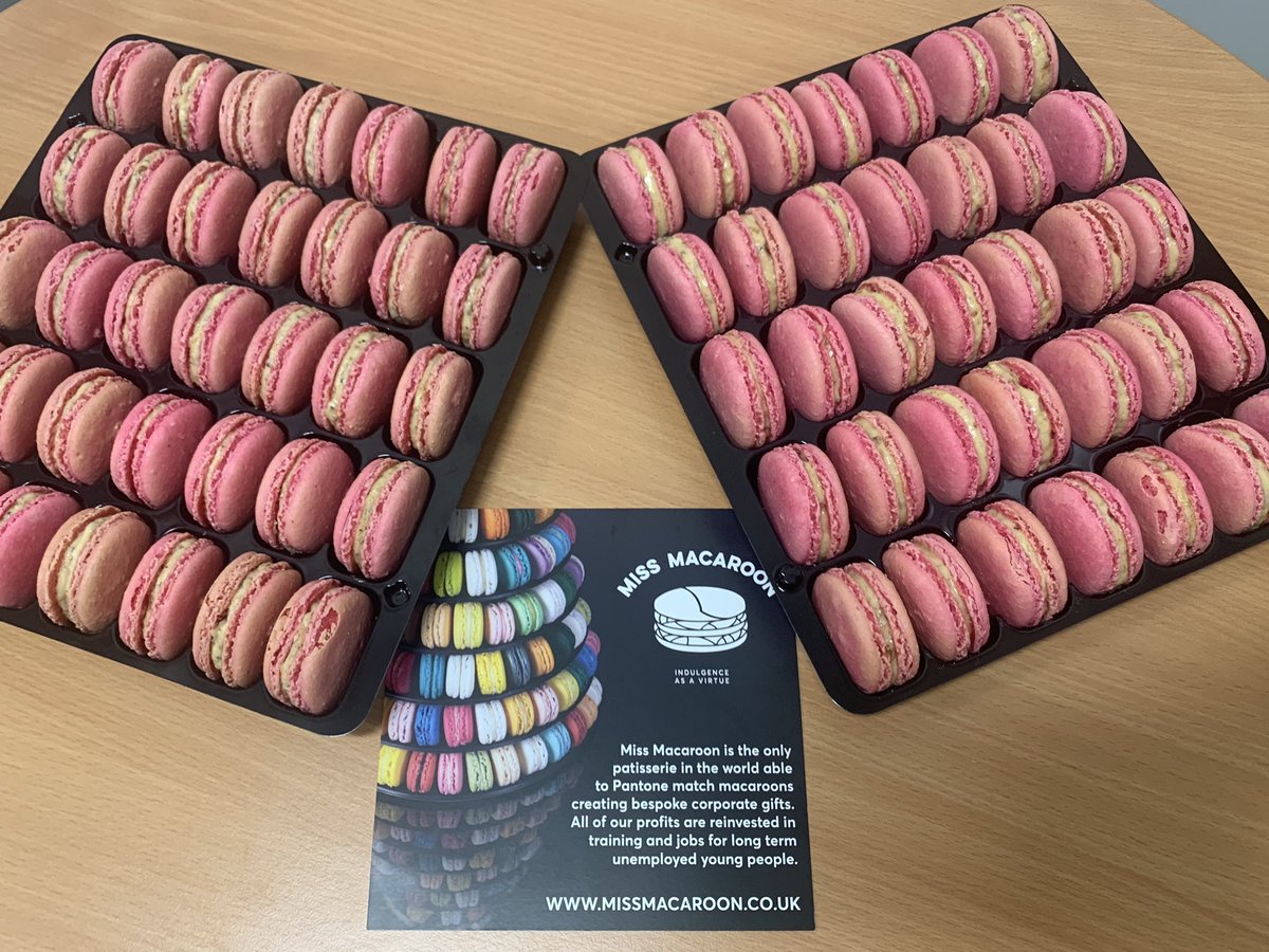 Thank you to <a href="/iammissmacaroon/">Miss Macaroon</a> for this wonderful donation of these yummy goodies organised by <a href="/RahmanHameeda/">HameedaRahman</a>. These will help staff on the ward get through the day. @NewhamHospital <a href="/BakahJosephine/">Josephine Bakah</a> <a href="/KathEvans2/">🌟 Kath Evans RGN RSCN 💙💛</a> @PdnKBartsHealt1 <a href="/FrewinDonna/">Donna Jenkinson</a> @victoriaturone