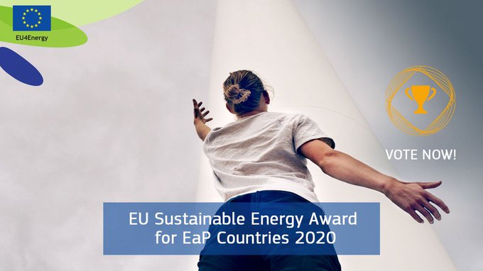 Discover what our #EU 🇪🇺 neighbours in the #EaP region 🇦🇲🇦🇿🇧🇾🇬🇪🇲🇩🇺🇦 are doing to improve #energyefficiency 🔋!

☑️ Vote for the best candidate until 1⃣4⃣ June 👉🏼 eapenergyawards.eu 

#EU4Energy #EUSEW2020 #renewableenergy #innovation #sustainableenergy #EasternPartnership