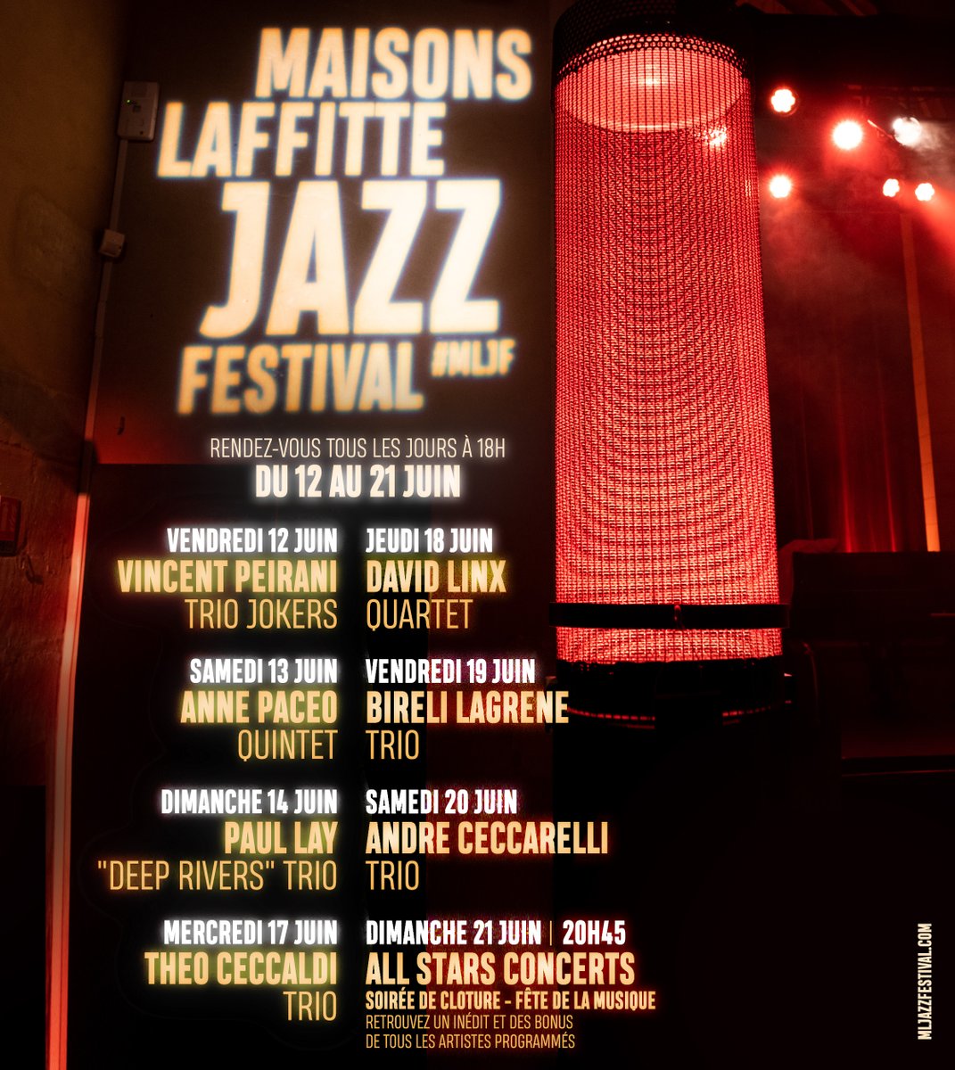 MLJazzFestival's tweet photo. A vos Agendas ! 📆
Voici les horaires et jours de diffusion des concerts de #MLJF 2020 !
Rendez-vous est pris sur notre page Facebook et notre site internet avec 👇
#SpecialDigital #SceneFrançaise #festival #livemusic https://t.co/sFgXE2yZKl