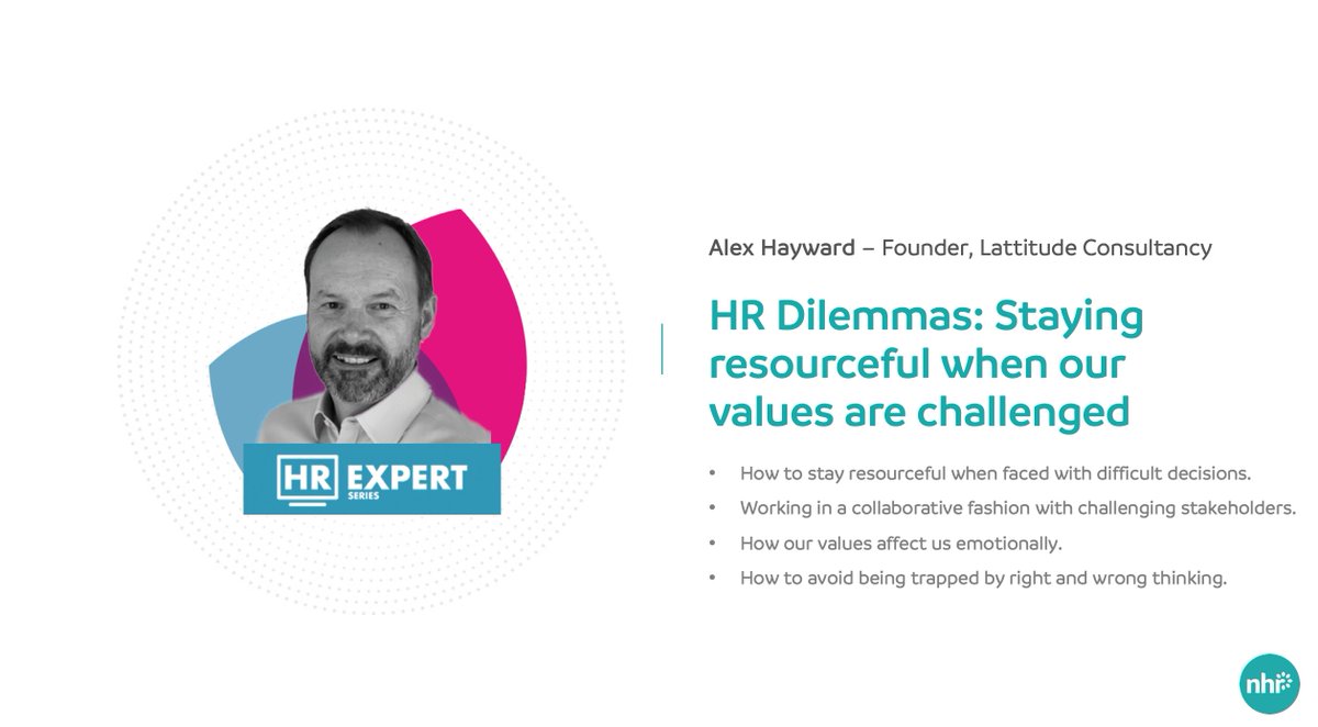 🎤 | #HRExpert

There's just under 5 minutes until Alex Hayward, Founder of Lattitude Consultancy, explores how to stay resourceful even when our values are challenged. 

#HR #DecisionMaking #Resourcefulness #DifficultSituations #HRTech