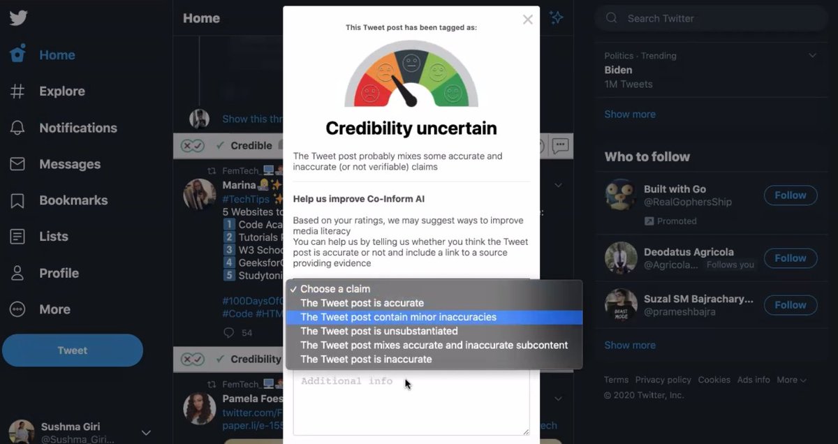 Co-Inform tweet media