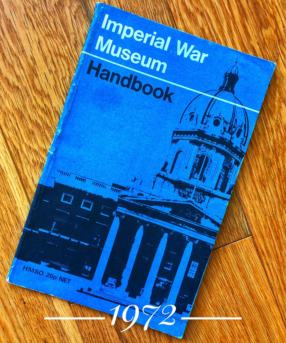Evolution of a guide:  @I_W_M A new decade, 1970s sans-serif fonts, and full page photos - a break with the serif classicism of the previous versions. ‘The museum is increasingly concerned to improve the coverage of its collections...’; a new direction too