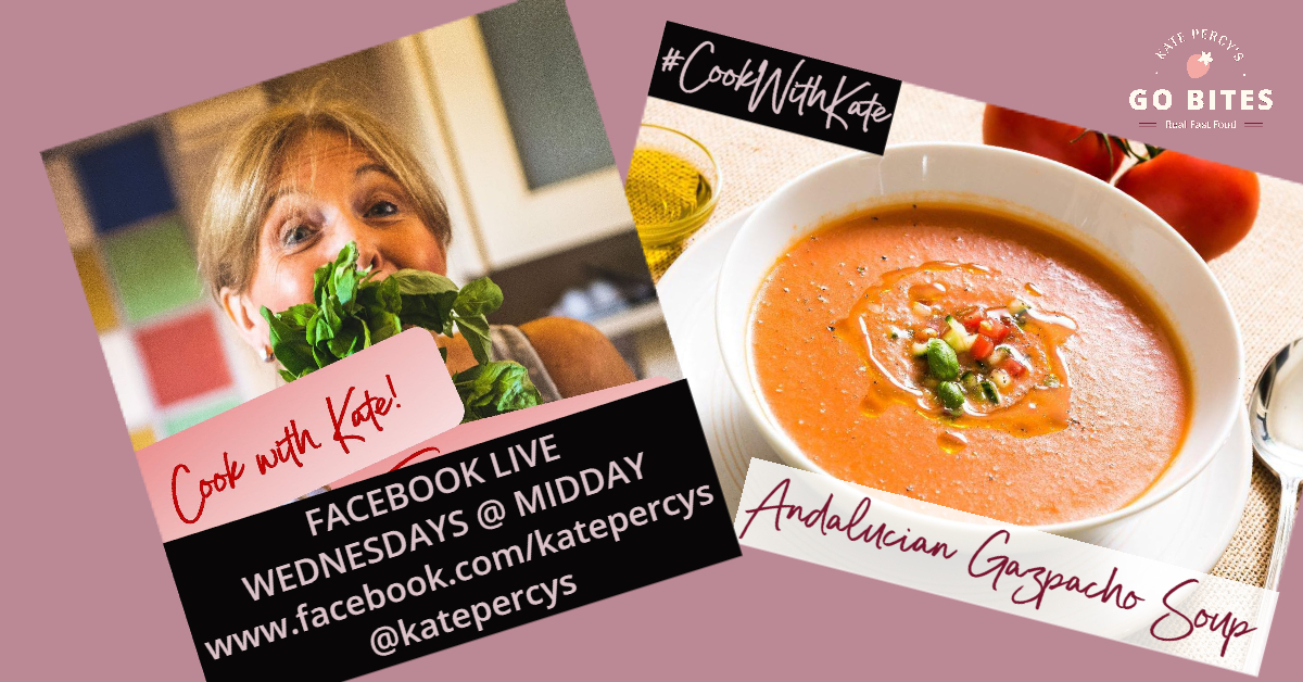 katepercys's tweet image. Hope you can join me over on Facebook at 1200 - I'm making a delicious Andalucian gazpacho soup for this week's #CookWithKate 😋
See you soon! 🥰👇
facebook.com/katepercys/live