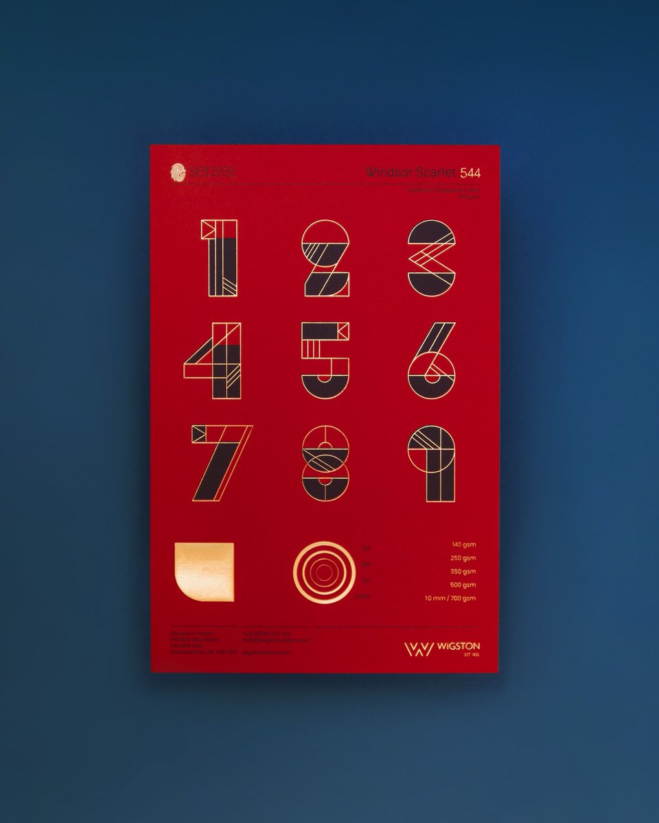 SensesPaper's tweet image. A beautiful example of how well Senses paper takes to hot foiling &amp;amp; print. Produced by @PressisionLtd and designed/commissioned by the @Wigstonpaper team. Foil selected from @Foilco 

#printfinishing #madewithsenses #hotfoil #foilblocking #designcommunity #designinspiration