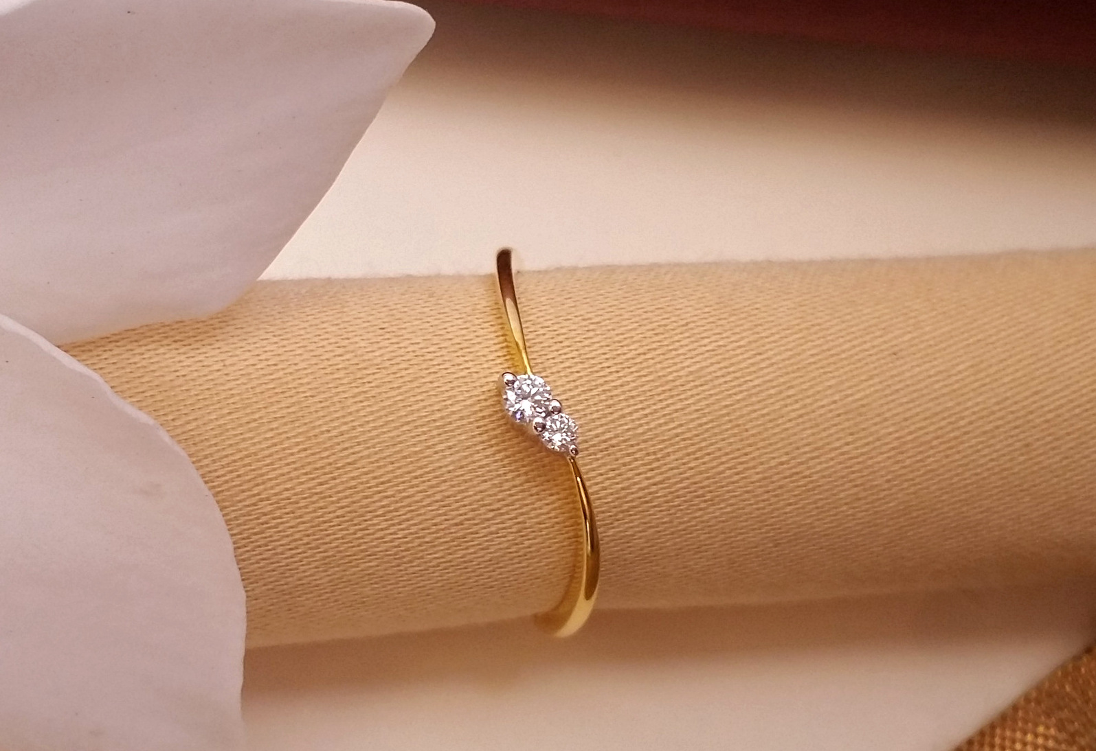 Giriraj jewellers on X: "Grace Ring - Presenting A Light Weight Ring  Delicately Crafted In Yellow Gold. It Can Be Elegantly Carried With Formal  Wear Or Casual Wear Without Looking Very Flashy.
