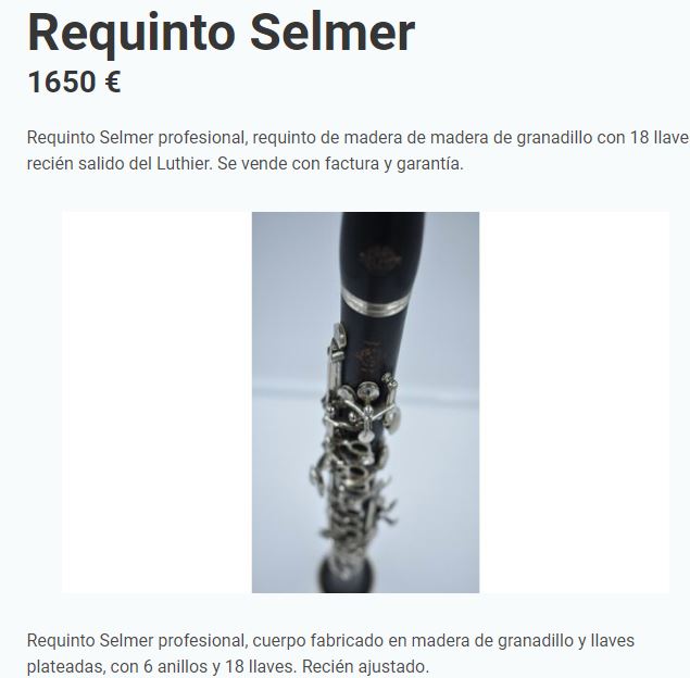 #Valencia #Barcelona #Madridverde #OTDirecto2J #clarinet @Info2manomusica @SEGUNDAMANO_Esp Un muy buen instrumento 🎼🎼 quizá con muy buen precio, puede ser tu oportunidad❓❓ https://t.co/c04JtsPt6o