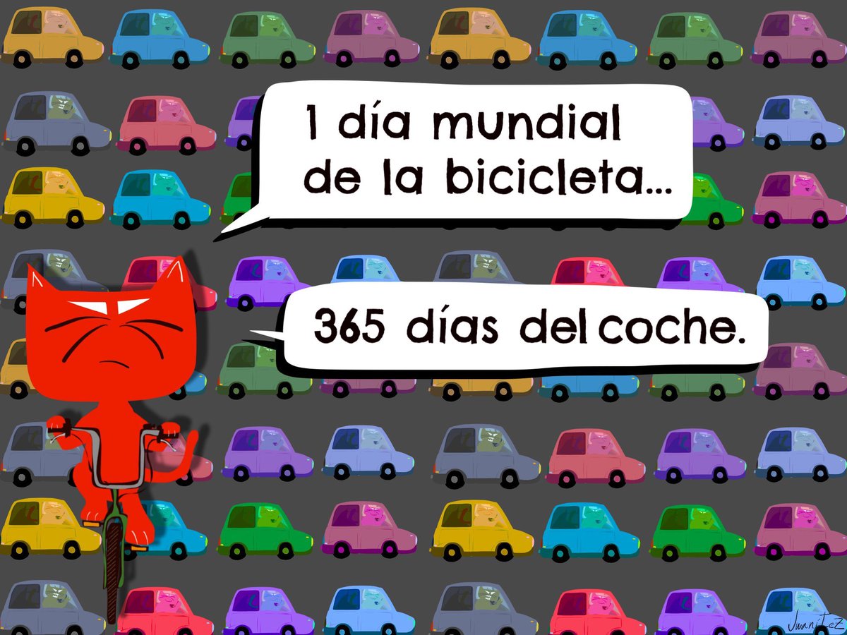 peraltez's tweet photo. En la antigua roma los esclavos y sus amos intercambiaban sus roles por un día, cuando celebraban las saturnales.

#DiaMundialDeLaBicicleta https://t.co/3yga3ZxqnV