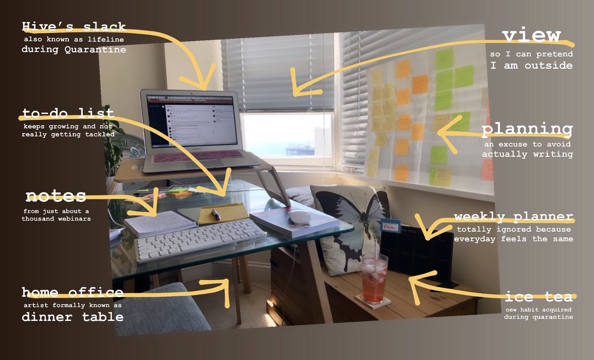 Louise (@louiseelali) on Twitter photo A view and some ice tea keep me sane in the middle of an improvised home office - my PhD (and work) in quarantine.
#QuaranTimeCapsule <a href="/sussexreshive/">Sussex Research Hive 🐝</a> A view and some ice tea keep me sane in the middle of an improvised home office - my PhD (and work) in quarantine.
#QuaranTimeCapsule <a href="/sussexreshive/">Sussex Research Hive 🐝</a>