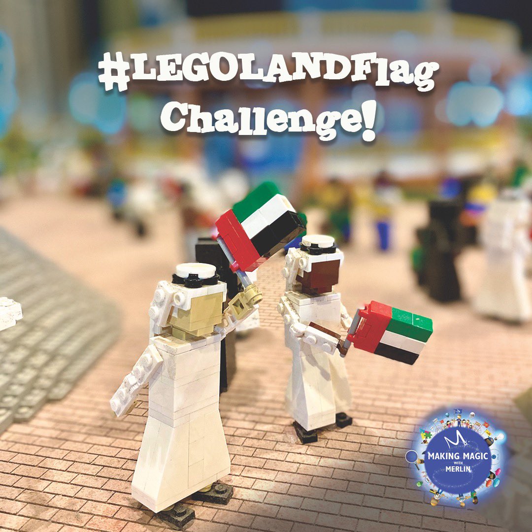 LEGOLANDDubai's tweet photo. Are you ready for another fun #LEGOLANDDubai building challenge? We want you to try and build your country's flag out of LEGO Bricks at home! Use #LEGOLANDFlag in your posts and we'll share where in the world you are from! #MakingMagicwithMerlin https://t.co/WMu8SF2gYE