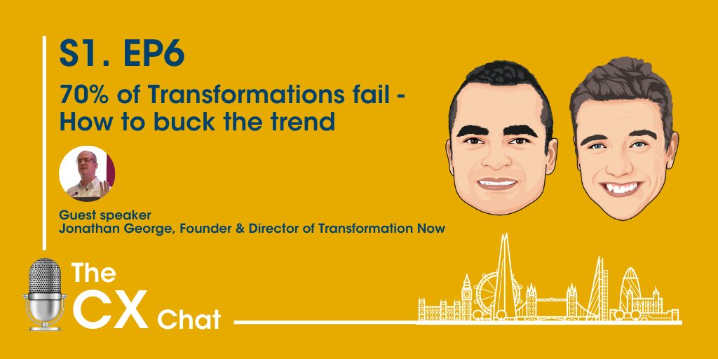 sabiogroup's tweet photo. S1. EP6: This week Jonathan George joins the 'pod booth' to discuss top tips on #cxtransformation, pitfalls to avoid and how to make an impact fast. Listen here and let us know your thoughts 👉 https://t.co/B0VFbNCXZH 

@MattDDyer @SimonThorpe100 #TheCXChat #CXPodcast https://t.co/dgjui6UjFI
