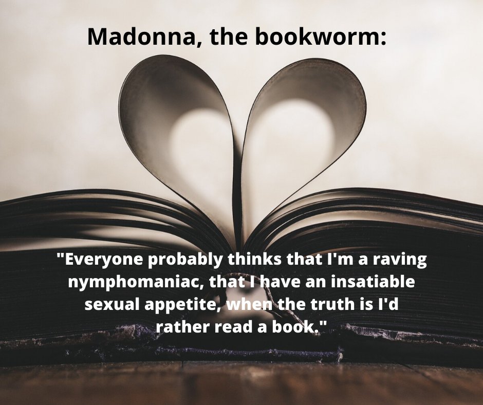 DivaEnergy's tweet photo. #WednesdayWisdom:

#Madonna on books

#DailyDiva #Inspiration #DivaInspiration #InspirationalQuote #Diva #BigDivaEnergy #HumpDay #YouGotThis #Wisdom #DivaWisdom #DailyInspiration #BigDivaEnergyPod #Podcast #Divas #Comedy #ComedyPodcast #DivaPodcast #EmbraceYourInnerDiva #Bookworm https://t.co/5z1suiceGT