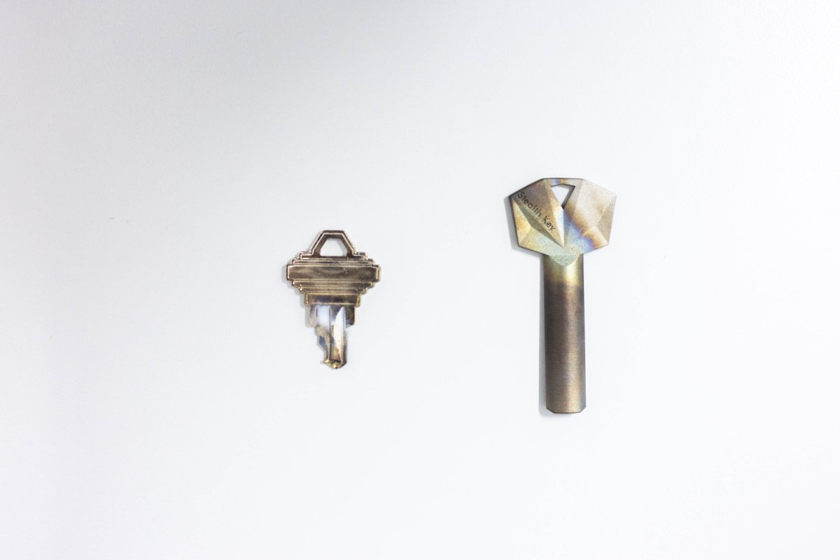 Stealth Keys do not rust, they resist high temperatures, are 5x stronger and last for more than 100 years of operation. #StealthKey #UrbanAlps #ecofriendly