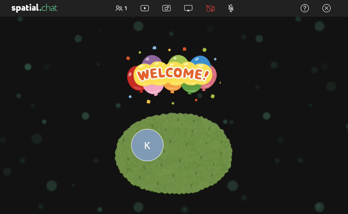 niteandday's tweet image. 今日は女子会。待機なう。
#spatialchat