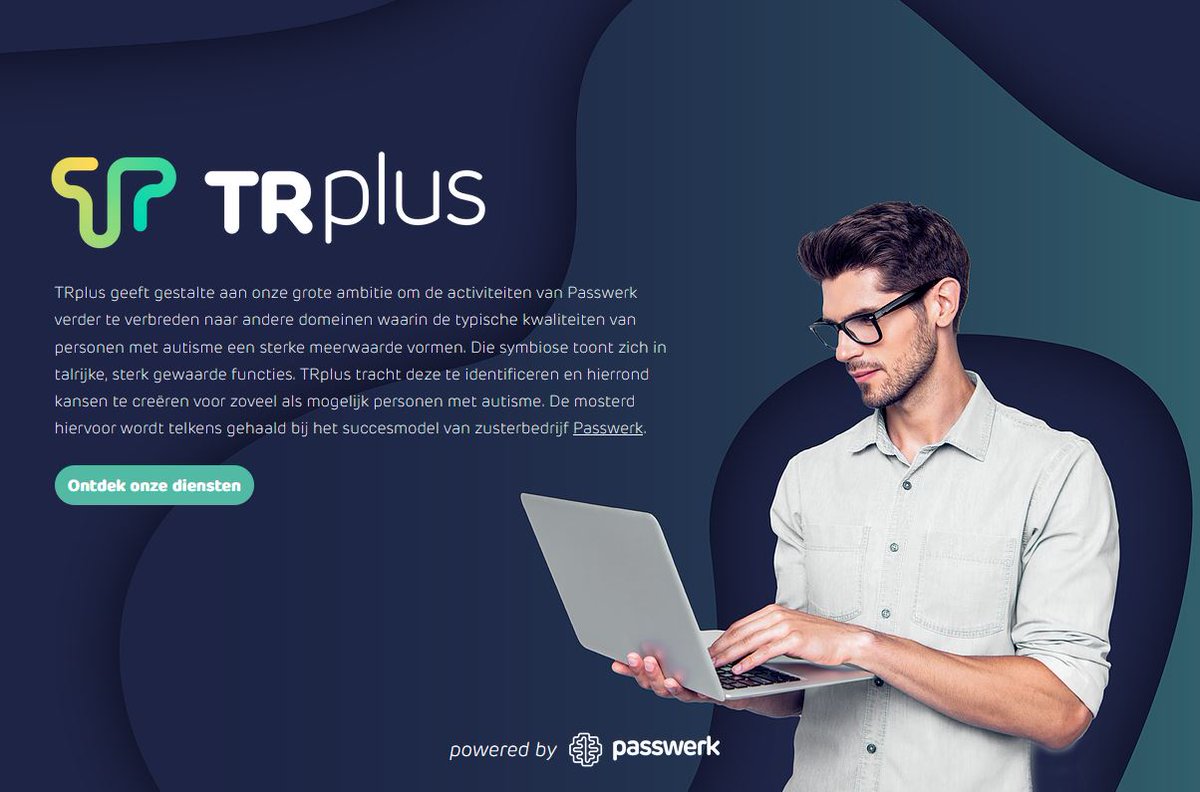 Het zusterbedrijf van Passwerk zijnde TRplus heeft een nieuwe website! Benieuwd? trplus.be