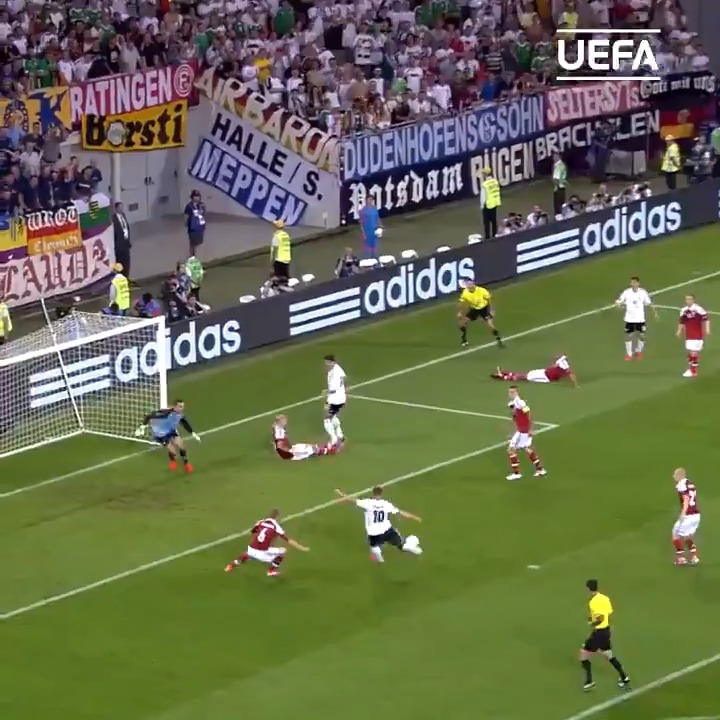   How many EUROs did Lukas Podolski play at? Happy birthday,   | 