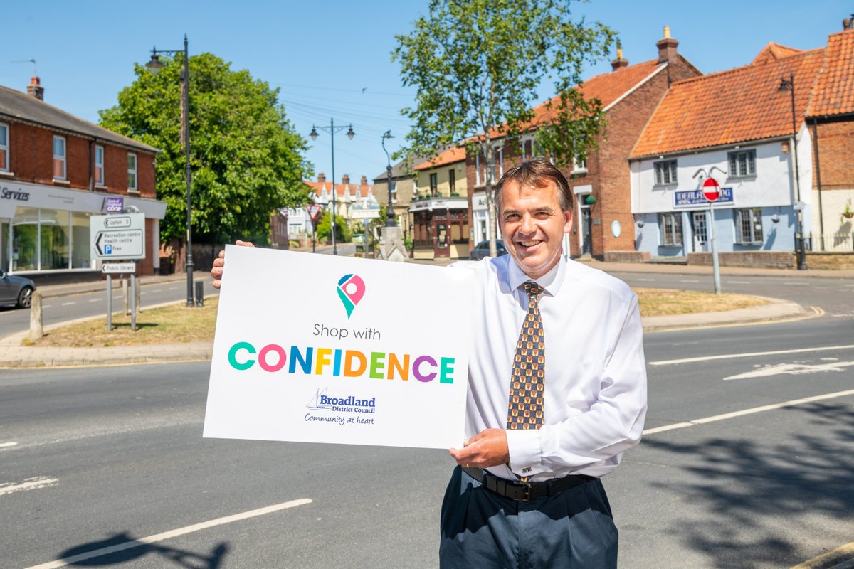 The 'Confidence' campaign, is aiming to restore confidence that  residents can shop safely on their local high street and help businesses get back on their feet 🛍️

Find out more - ow.ly/Flew50zVEGq

#ConfidenceInBroadland