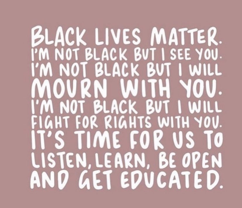 musicallover2's tweet photo. ‘It’s time for us to listen, learn, be open and get educated.’ #BlackLivesMatter https://t.co/aXNQAmODyC