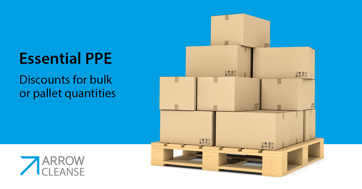 Our latest return to work #PPE Trade Catalogue includes EXTRA DISCOUNTS FOR BULK/PALLET QUANTITIES. Contact our Sales Team for more information: sales@arrowgroup.com
#returntowork #safeworkplace #workplacesafety