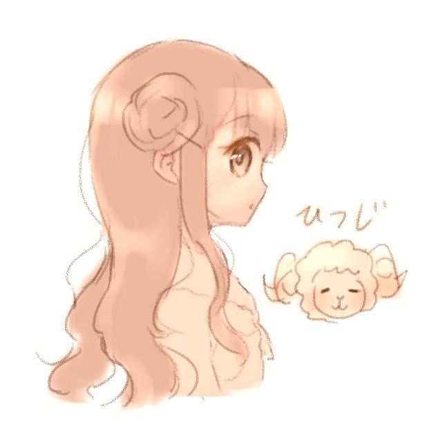 ひつじヘアーのtwitterイラスト検索結果