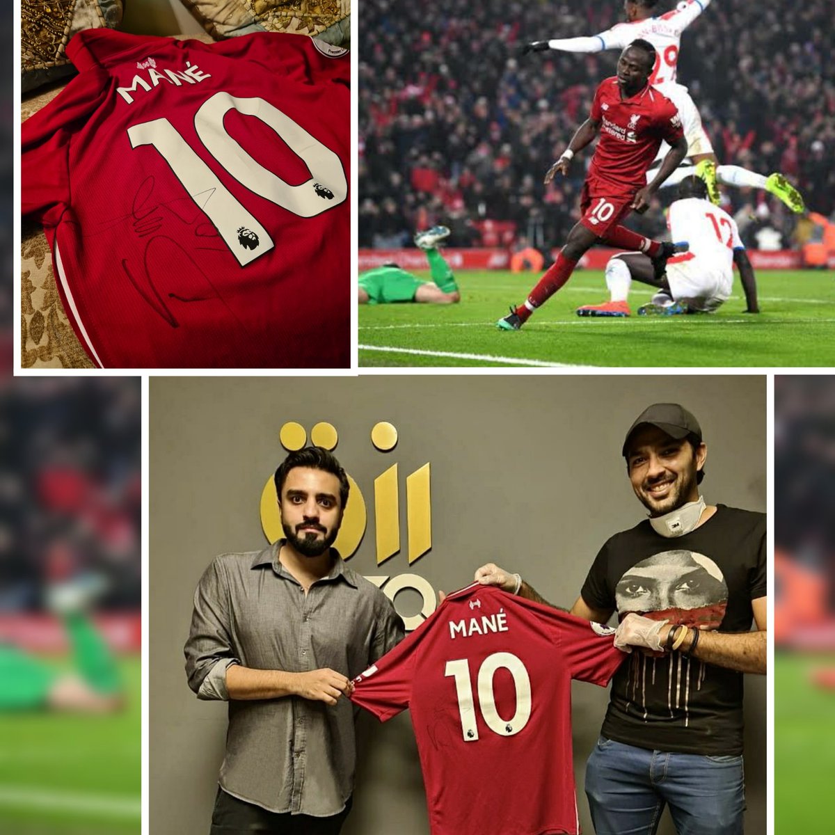 Although a famous doubles player @aisamhqureshi for years is on a single mission promoting 🇵🇰 globally & Tennis locally.#LFC fan & @PakReds ambassador to top it.On behalf of Pak Reds proud to donate my Sadio Mane match worn signed shirt to his #starsagainsthunger initiative #ynwa