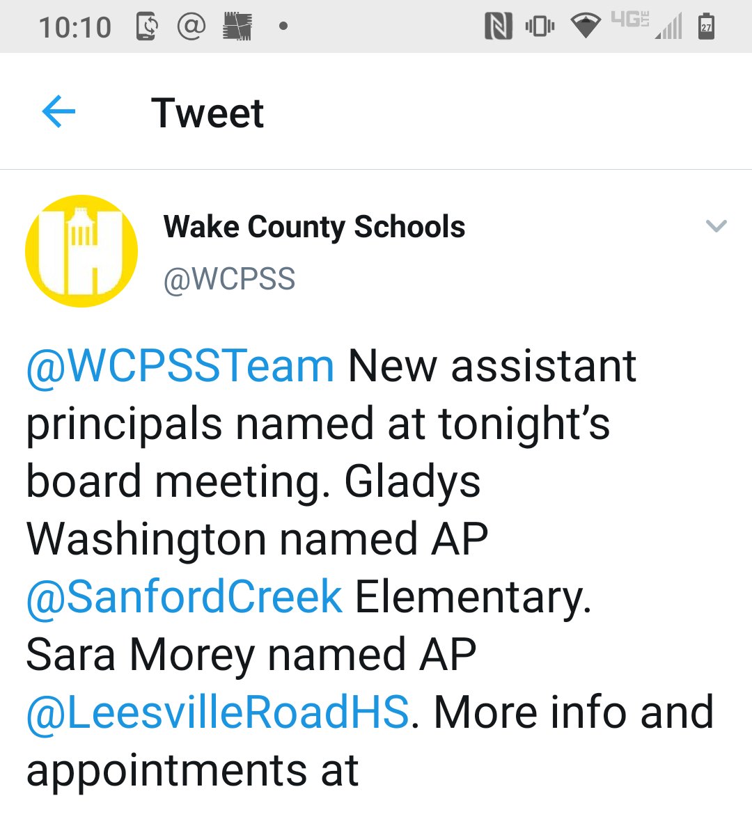 smorey77's tweet photo. So excited to join the Pride @leesvilleroadhs! https://t.co/hf0cghyAgs