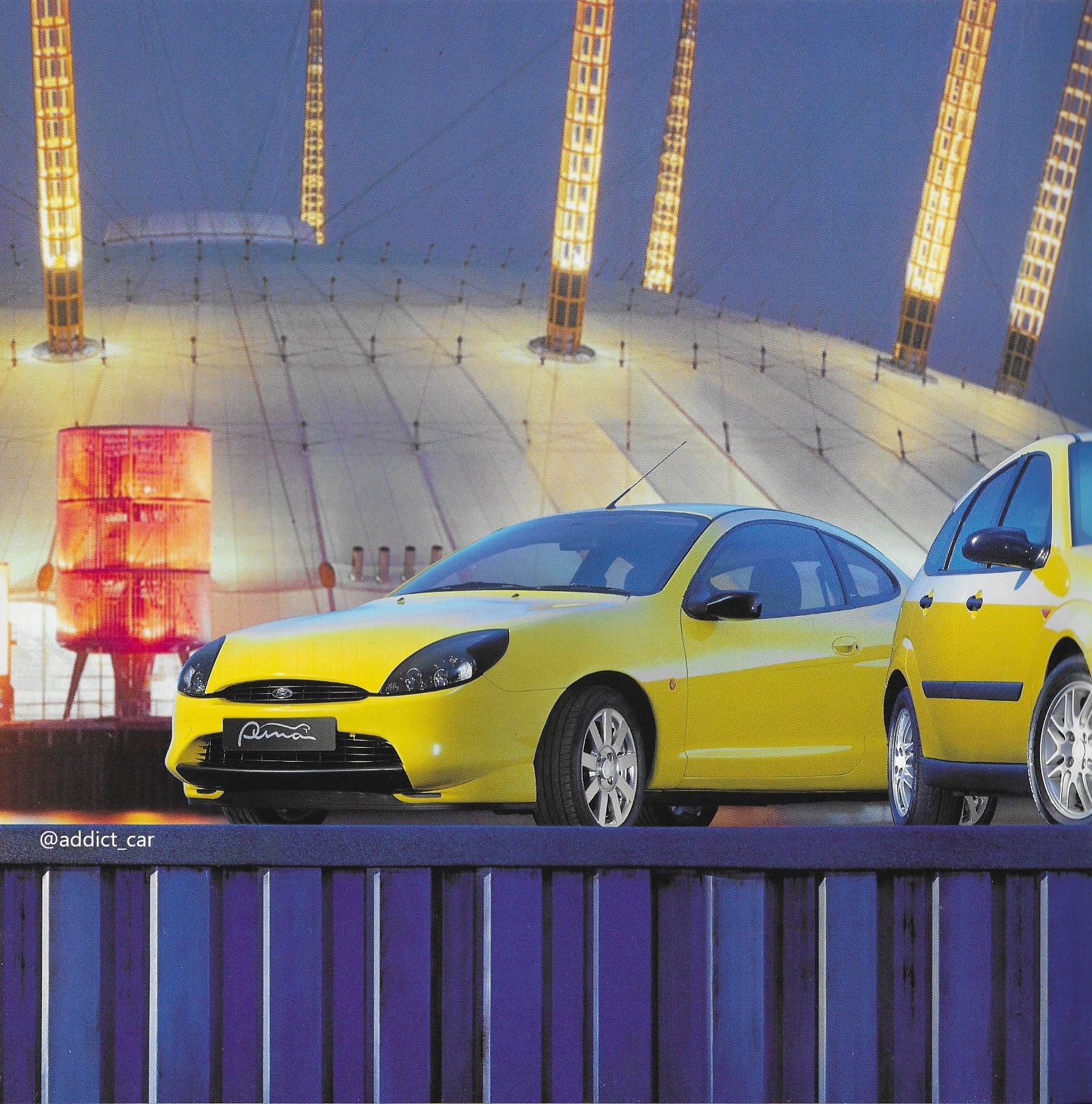Car Brochure Addict on Twitter: "Ford UK's contribution to the hype of the millennium was to sponsor the 'Journey zone' at the newly-built Dome Greenwich. Numbered yellow special editions of the